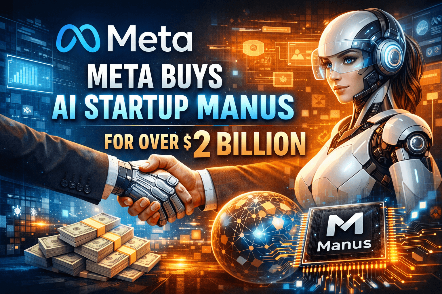 Meta acquires AI startup Manus for $2 billion - AI agents future