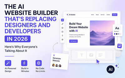 The AI Website Builder That's Replacing Designers and Developers in 2026 – Here's Why Everyone's Talking About It