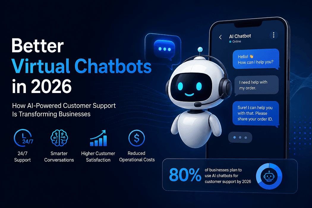 Better Virtual Chatbots in 2026: How AI-Powered Customer Support Is Transforming Businesses