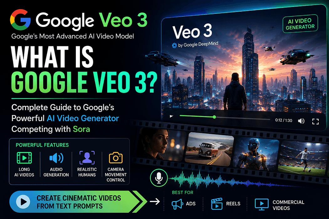 What Is Google Veo 3? Complete Guide to Google’s Powerful AI Video Generator Competing with Sora