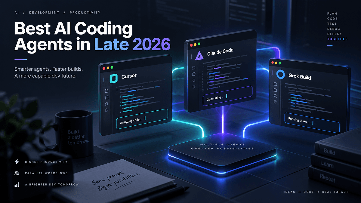 Best AI Coding Agents in Late 2026: Cursor vs Claude Code vs Grok Build (Full Comparison)