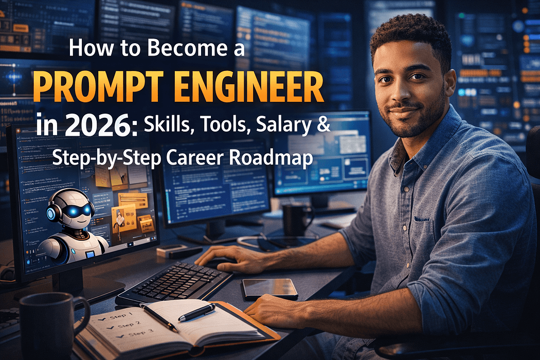 How to Become a Prompt Engineer in 2026: Skills, Tools, Salary & Step-by-Step Career Roadmap