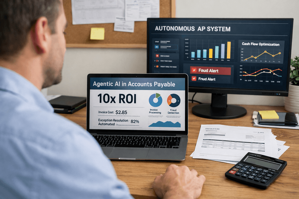 Agentic AI in Accounts Payable: Driving 10x ROI in Finance Automation | 2026 Guide