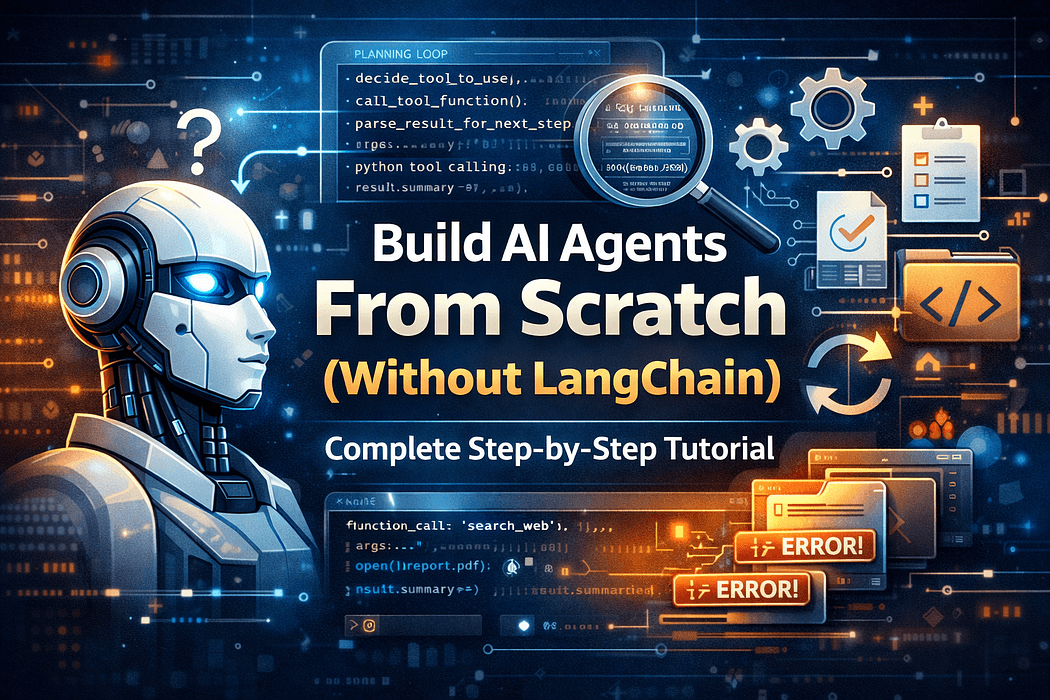 Build AI Agents From Scratch (Without LangChain): Complete Step-by-Step Tutorial
