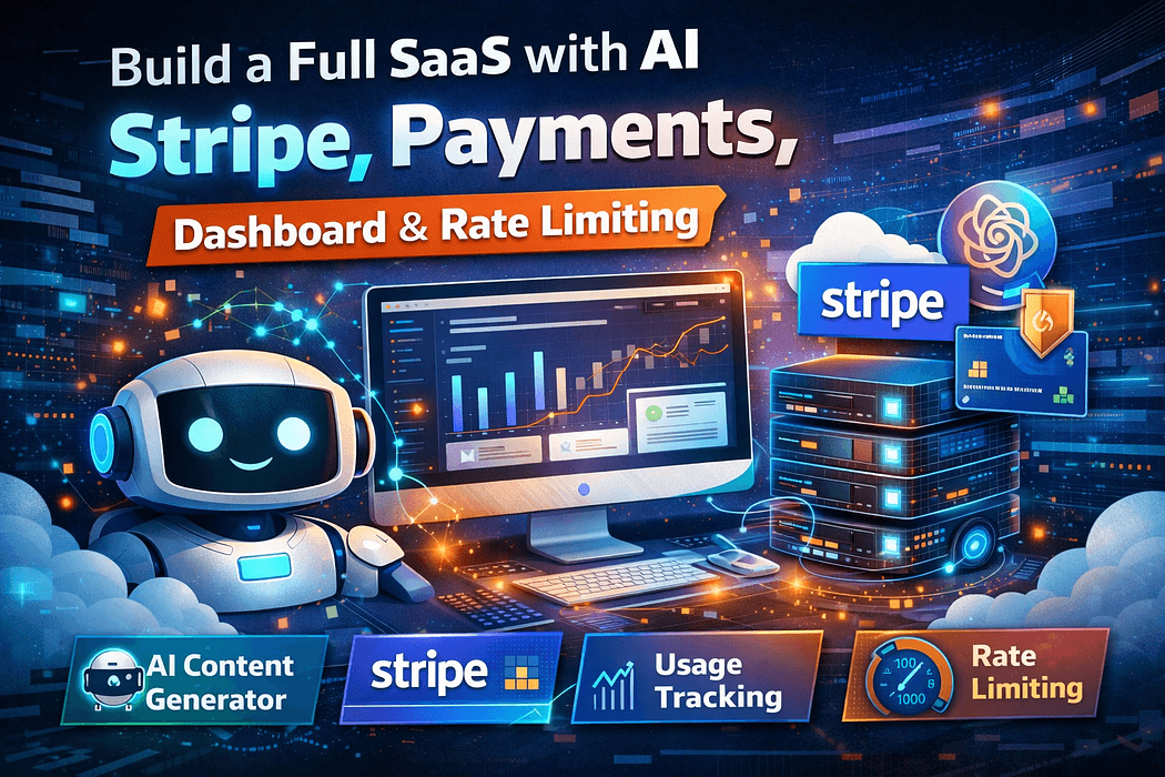 Build a Full AI SaaS App with Stripe, Auth, and Dashboard: Step-by-Step Tutorial
