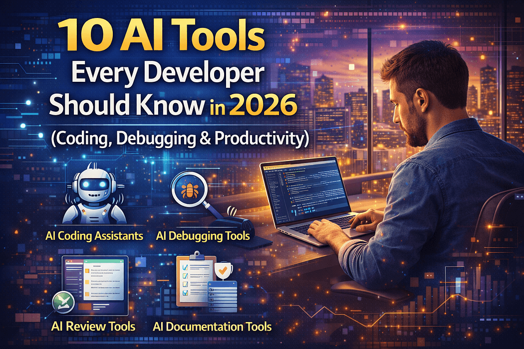 10 AI Tools Every Developer Should Know in 2026 (Coding, Debugging & Productivity)